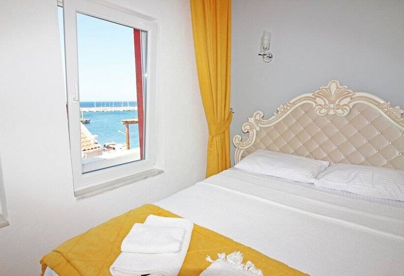اتاق استاندارد با چشم‌انداز دریا, Aspava Butik Otel