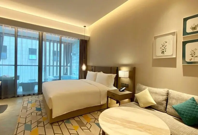 ダブルベッドスタンダードルーム, Holiday Inn Resort Maoshan Hot Spring, An Ihg