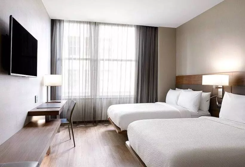 ２ダブルベッドのスタンダードルーム, Ac Hotel By Marriott New Orleans French Quarter