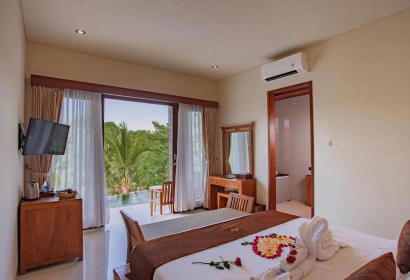 Quarto Deluxe com Vistas, Yanyan Resort Ubud