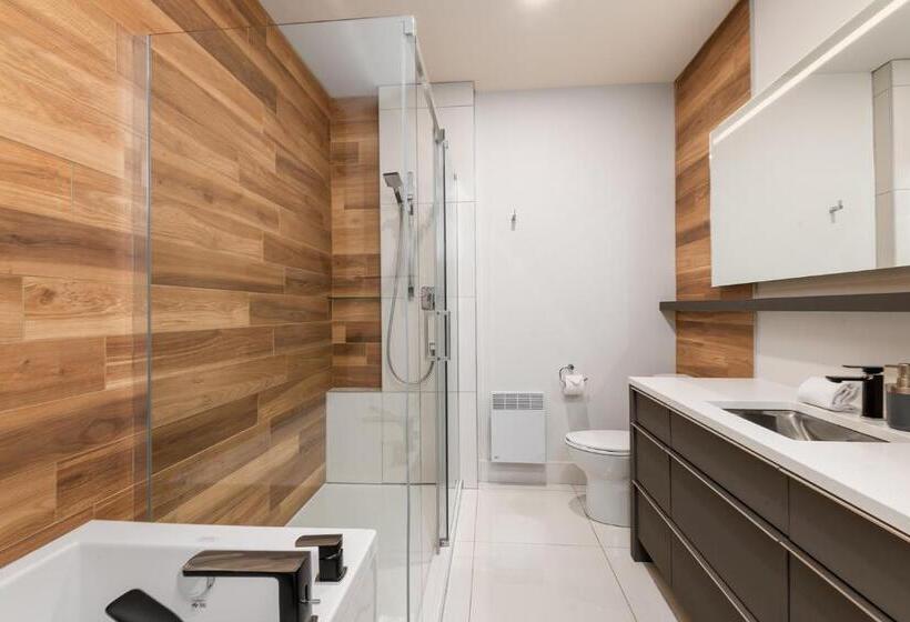 Апартаменты 1 Спальня Нижний Этаж, Les Appartements Du Massif De Charlevoix