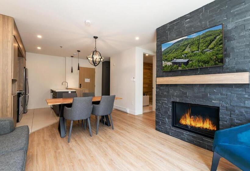 Апартаменты 1 Спальня Нижний Этаж, Les Appartements Du Massif De Charlevoix