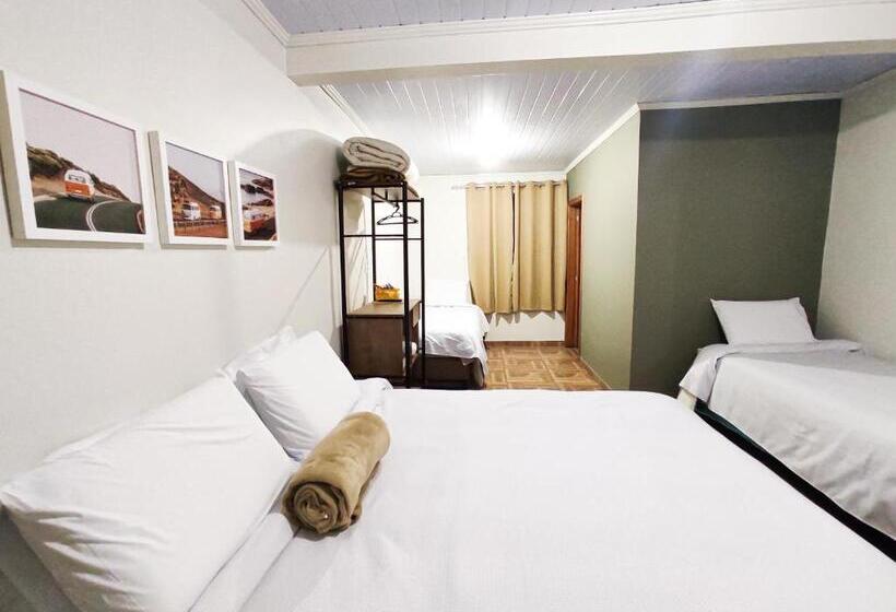 غرفة قياسية رباعية, Pousada Rota Da Kombi