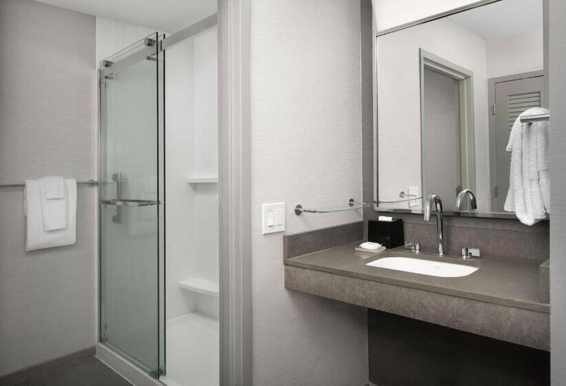 带大床的标准间, Courtyard By Marriott Savannah Downtown   Historic District