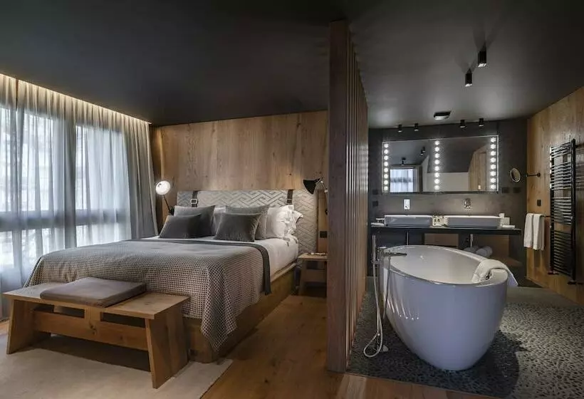 اتاق استاندارد با چشم‌انداز کوهستان, Sport Hotel Hermitage & Spa