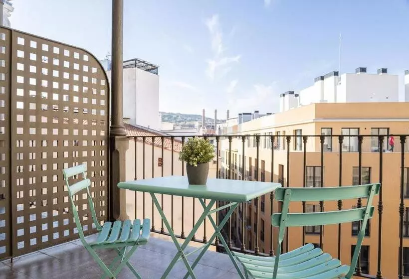 اتاق استاندارد با تراس, Arc La Rambla