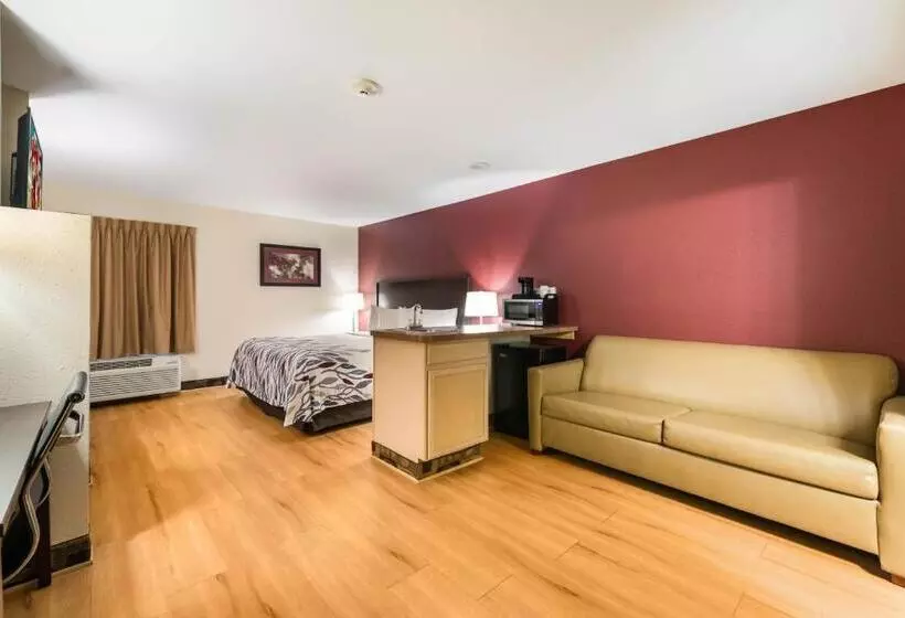 キングサイズベッドのスーペリアルーム, Red Roof Inn & Suites Monee