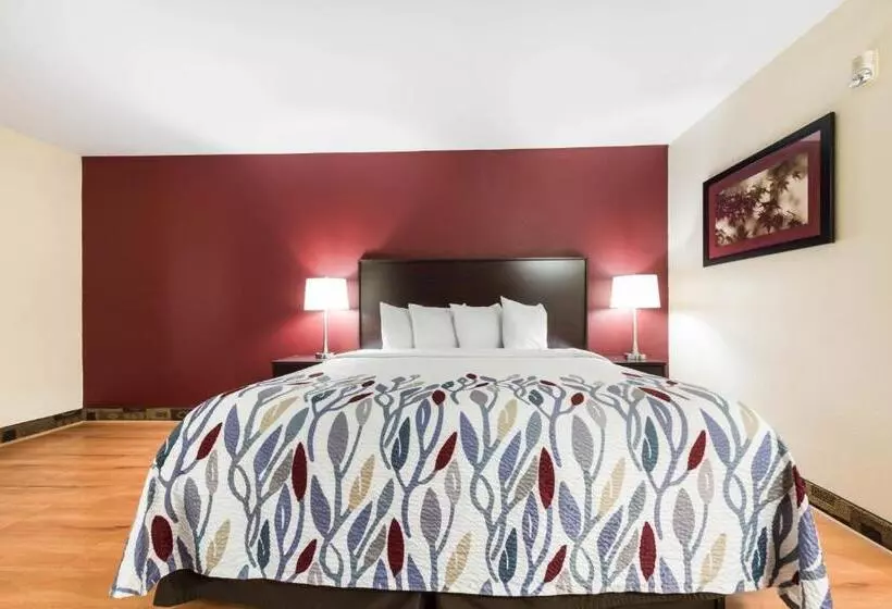 キングサイズベッドのデラックスルーム, Red Roof Inn & Suites Monee