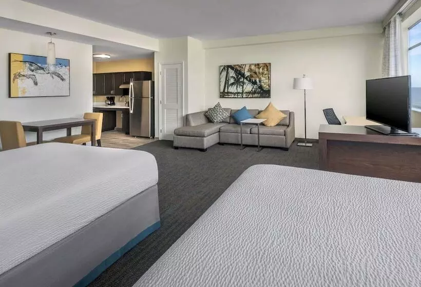サイドオーシャンビューのスタンダードワンルーム, Residence Inn Fort Lauderdale Pompano Beach/oceanfront