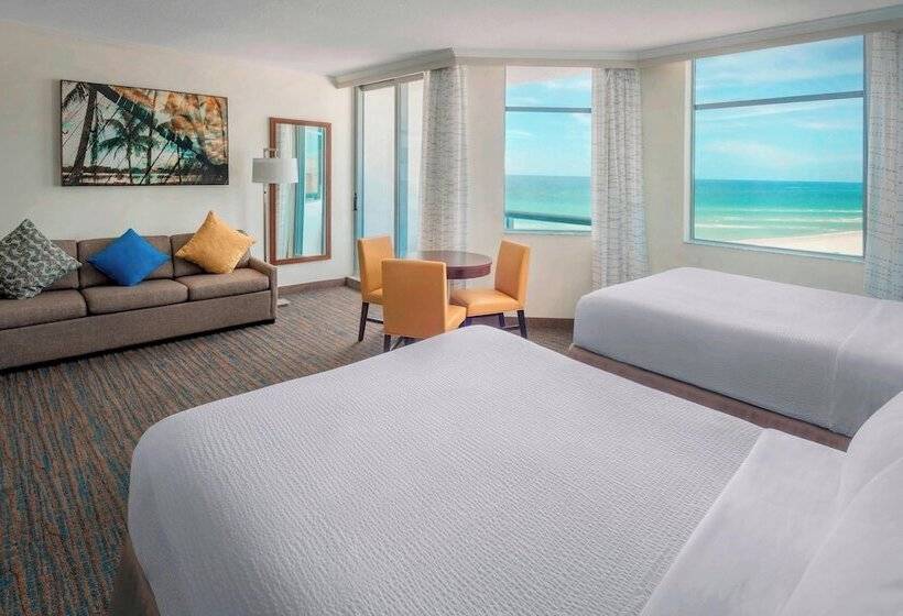 Студио Стандарт Боковой Вид на Море, Residence Inn Fort Lauderdale Pompano Beach/oceanfront