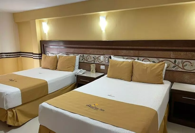 スタンダード４人部屋, Villa Las Margaritas Caxa