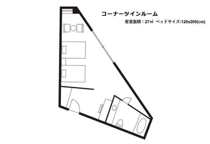 اتاق استاندارد, Jal City Nagano