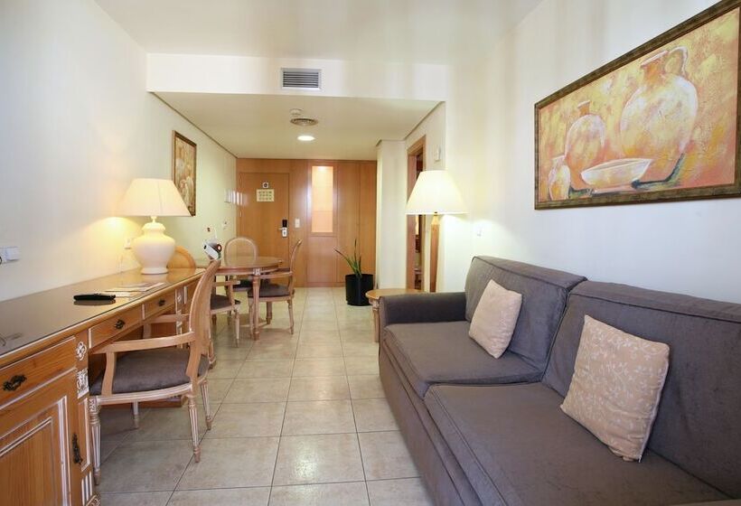 套房侧面可观海景, Peñiscola Plaza Suites