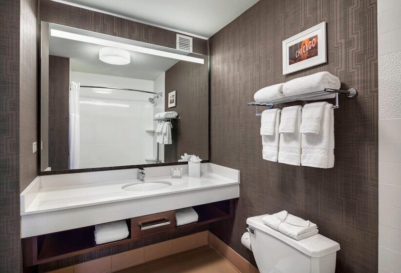 غرفه قياسيه سريرين مزدوجين, Fairfield Inn And Suites Chicago Downtown/ Magnificent Mile