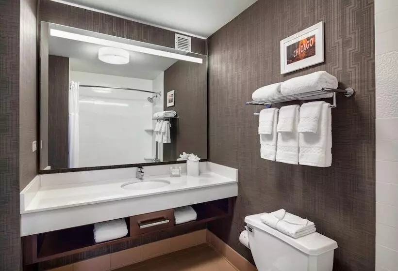 ２ダブルベッドのスタンダードルーム, Fairfield Inn And Suites Chicago Downtown/ Magnificent Mile
