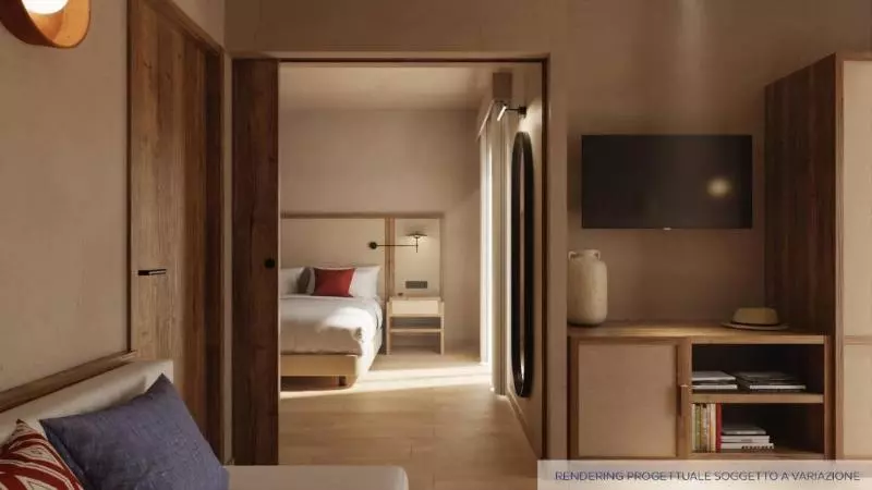 سوییت با چشم‌انداز باغ, Calaserena Resort