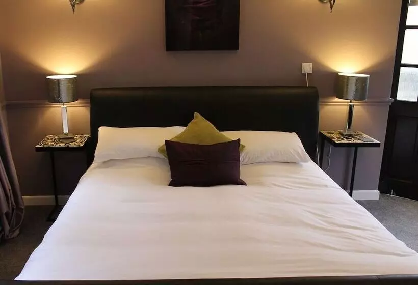 キングサイズベッドのスーペリアルーム, The Swan Motel, Gillingham
