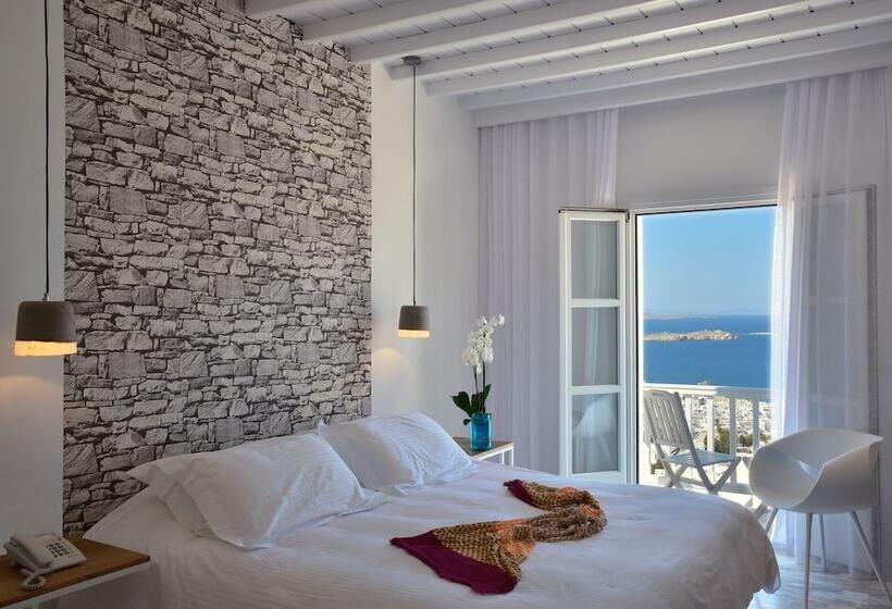 חדר סטנדרט נוף לים, Hermes Mykonos