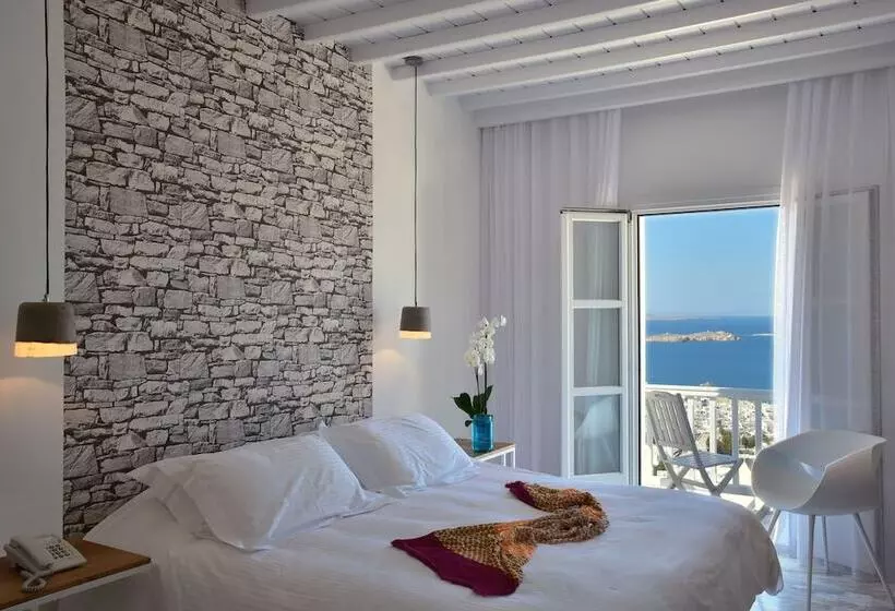 اتاق استاندارد با چشم‌انداز دریا, Hermes Mykonos