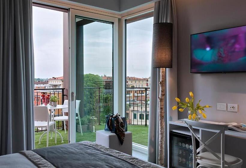 חדר דלוקס עם מרפסת, Locanda Al Piave S