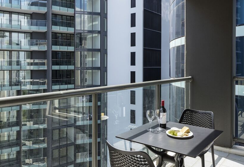דירת אקזקיוטיב, חדר שינה 1, Oaks Brisbane On Margaret Suites