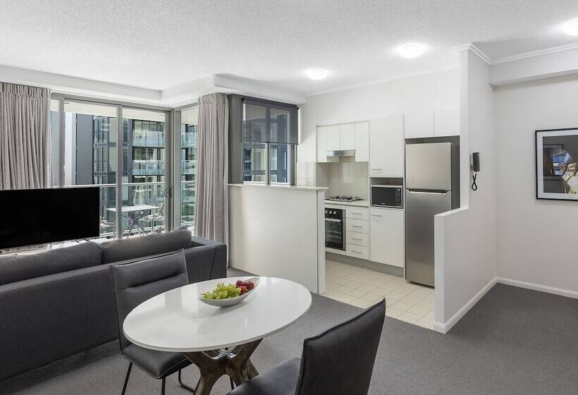 דירת אקזקיוטיב, חדר שינה 1, Oaks Brisbane On Margaret Suites