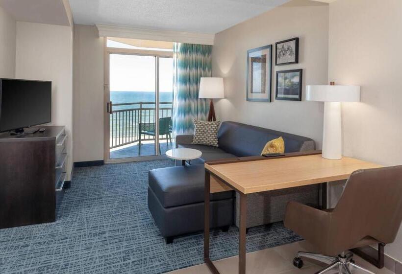 스위트 킹사이즈 침대, Residence Inn By Marriott Virginia Beach Oceanfront