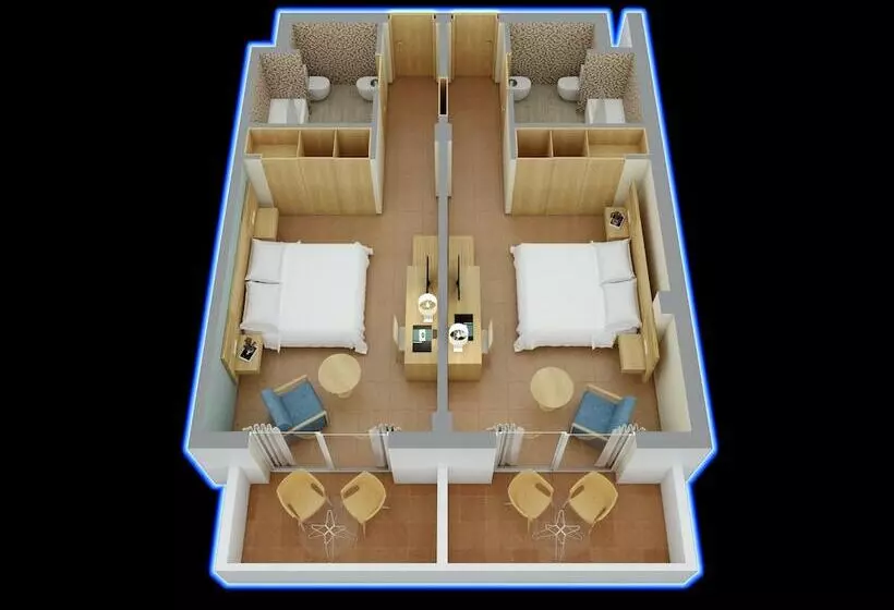 اتاق خانوادگی, Elba Carlota Beach & Golf Resort