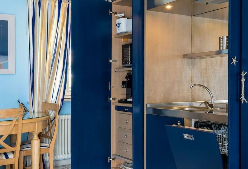 テラス付き1ベッドルームアパートメント, Villa Carlotta