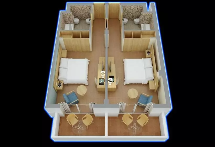 اتاق خانوادگی, Elba Carlota Beach & Golf Resort