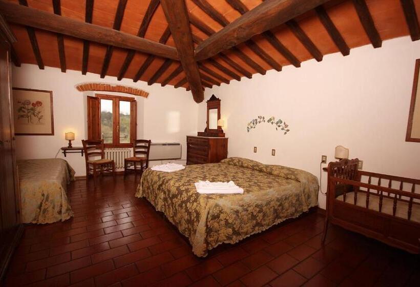 غرفة قياسية رباعية, Tenuta Il Burchio