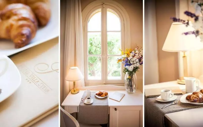 اتاق استاندارد با چشم‌انداز دریا, Villa Sylva & Spa