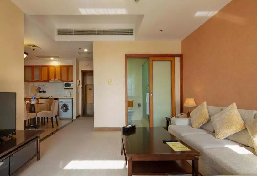エクゼクティブスイート２ベッドルーム, Dalian Asia Pacific Service Apartment