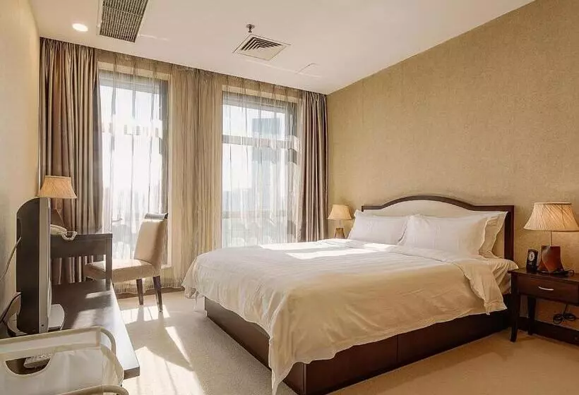 プレミアムスイート２ベッドルーム, Dalian Asia Pacific Service Apartment