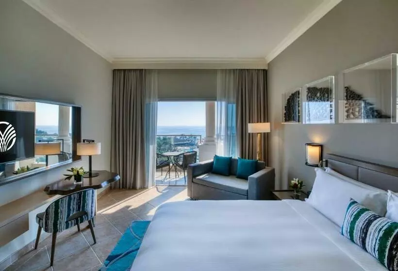 اتاق استاندارد با تخت بزرگ, Fujairah Rotana Resort & Spa   Al Aqah Beach