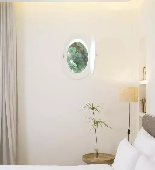 Standard-huone Parveke Puutarhanäkymä, Hostal Empúries