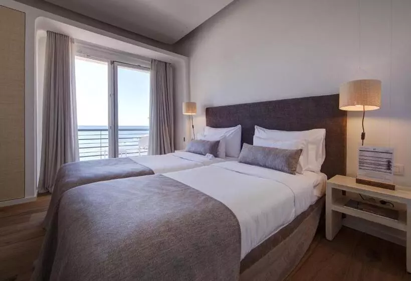 Standard-huone Merinäkymä Parveke, Hostal Empúries