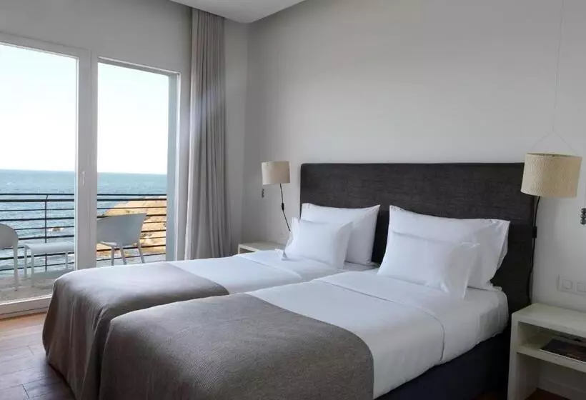 Standard-huone Merinäkymä Parveke, Hostal Empúries
