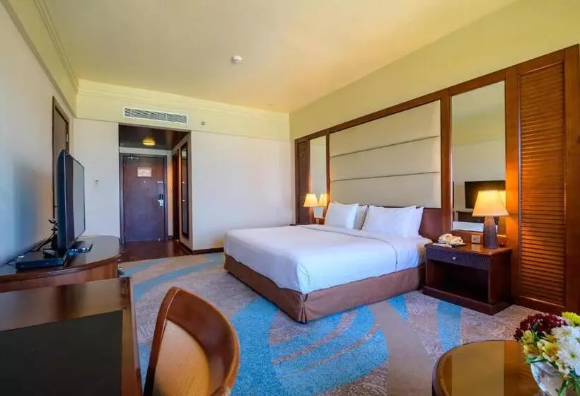 キングサイズベッドのデラックスルーム, Danat Jebel Dhanna Resort