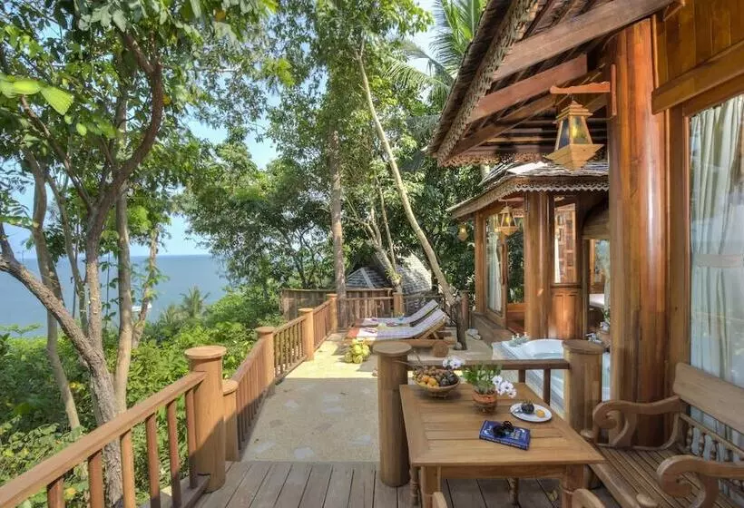 オーシャンビューの１ベッドルームビラ, Santhiya Koh Phangan Resort And Spa