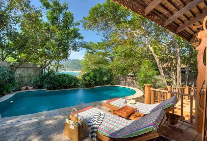 オーシャンビューの１ベッドルームビラ, Santhiya Koh Phangan Resort And Spa