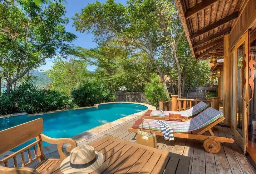 オーシャンビューの１ベッドルームビラ, Santhiya Koh Phangan Resort And Spa