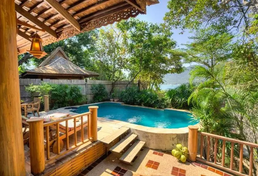 オーシャンビューの１ベッドルームビラ, Santhiya Koh Phangan Resort And Spa