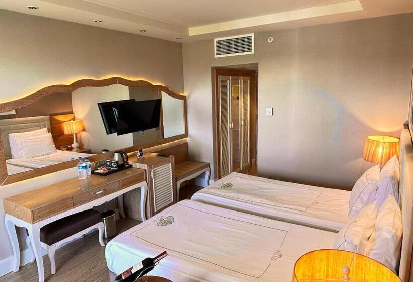 스탠다드 룸 측면 바다 전망, Bellis Deluxe Hotel & Heated For Winter Aqua Park