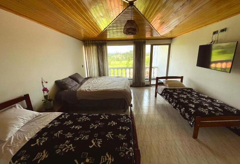 带1个卧室的豪华别墅, Lujosa Casa Quinta En Naturaleza Andina