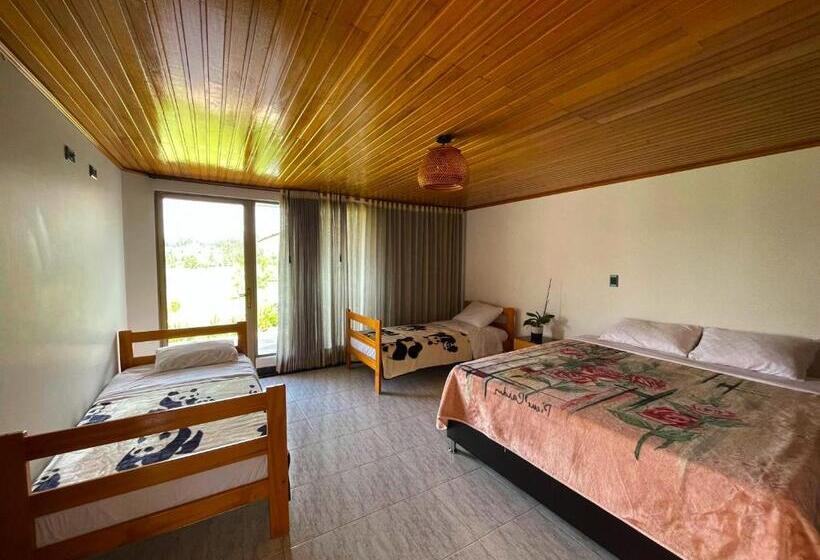 带1个卧室的豪华别墅, Lujosa Casa Quinta En Naturaleza Andina