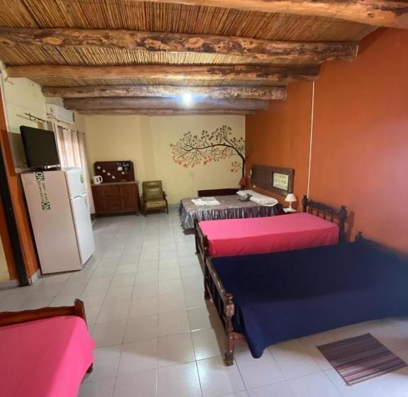 家庭房带园景, Munay Ecohostal   Cabañas De Adobe