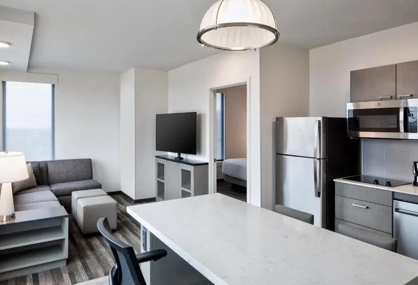 クイーンサイズベッドのスイートルーム, Hyatt House Denver Aurora