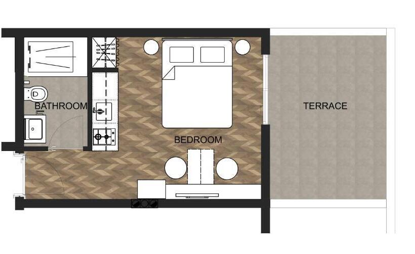 استودیو استاندارد با تراس, Trend Suites Cycle