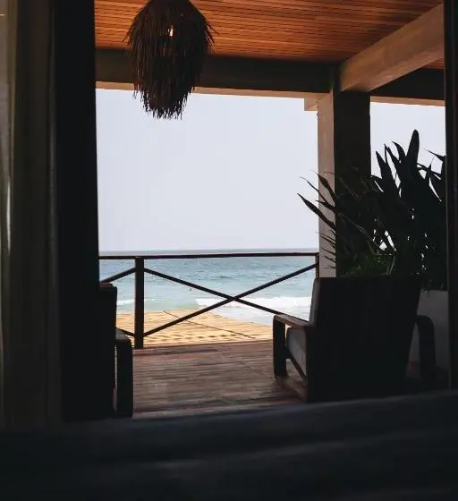 オーシャンビューデラックスルームバルコニー付き, Naked Hotel Zipolite Adults Only